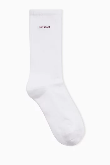 Logo Socks in Cotton-blend