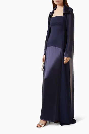 Amira Jacket & Dress Set in Naia™ Satin