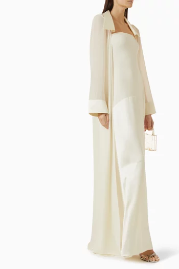 Amira Jacket & Dress Set in Naia™ Satin