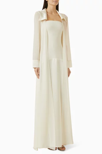 Amira Jacket & Dress Set in Naia™ Satin