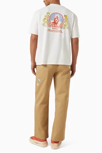 Wipeout Surf Shop Boxy T-shirt in Cotton