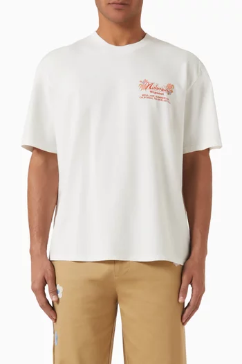 Wipeout Surf Shop Boxy T-shirt in Cotton
