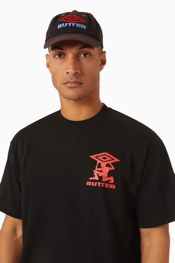 x Umbro Diamond Logo 6 Panel Cap in Cotton