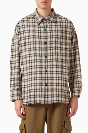 Checked Buttoned Shirt