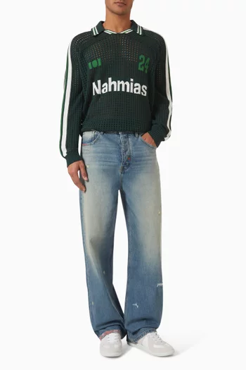 Logo Soccer Jersey in Cotton