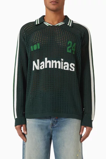 Logo Soccer Jersey in Cotton