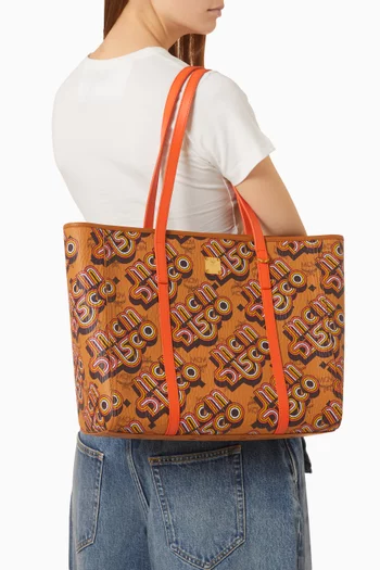 Medium Toni 'Disco' Shopper Bag in Visetos