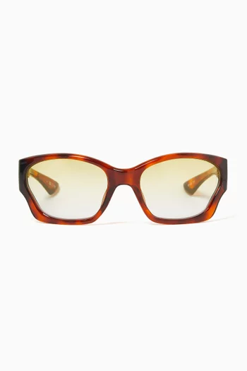 Salacious Wrap-frame Sunglasses