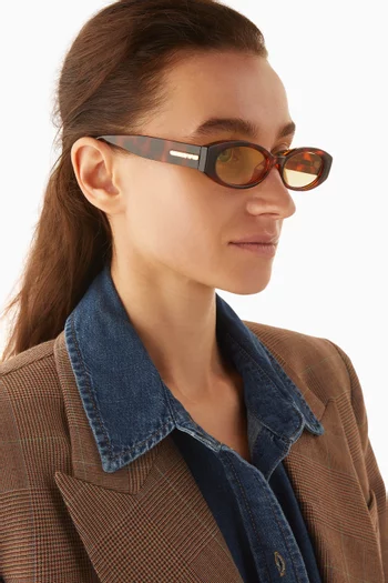 Belladonna Oval Sunglasses