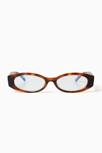 Belladonna Oval Blue-light Sunglasses