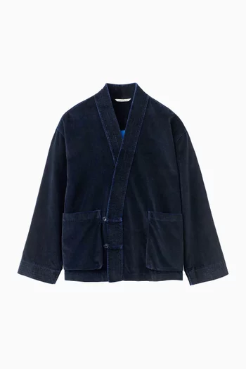 Quimono Kimono Shirt in Cotton-velvet