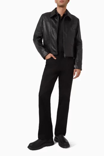 Hip Pocket Jacket in Leather