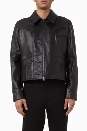 Hip Pocket Jacket in Leather