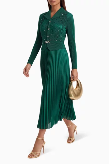 Shelly Pleated Dress