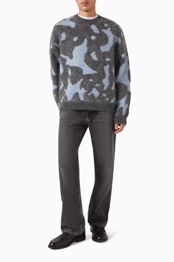 Bently Abstract-print Sweater in Knit
