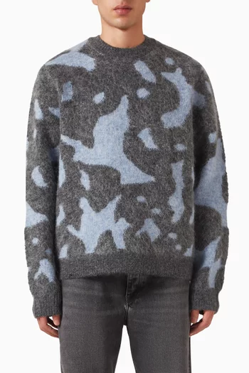 Bently Abstract-print Sweater in Knit
