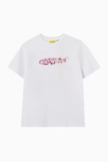 Big Bookish Watercolor T-Shirt in Cotton