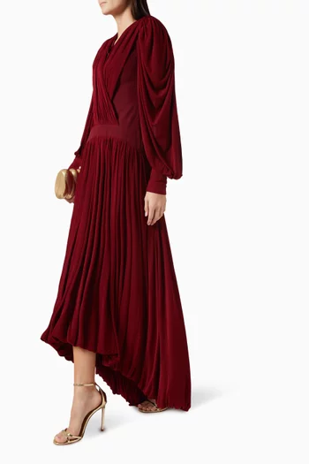 Belfort Draped Dress in Jersey