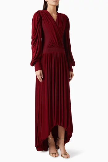 Belfort Draped Dress in Jersey