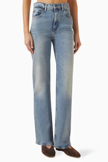 Flared-leg Jeans in Denim