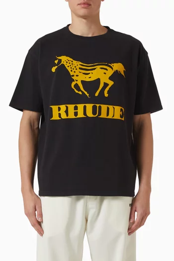 Dinero Graphic-print T-shirt in Cotton