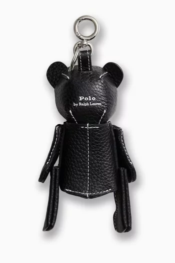 Bear Key Ring in Leather
