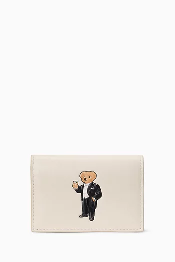 Polo Bear Wallet in Leather