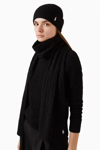 Beanie Hat in Wool Blend