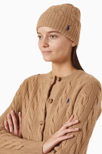 Beanie Hat in Wool Blend