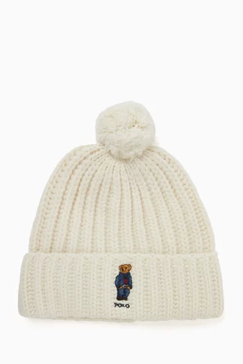 Beanie Hat in Wool Blend