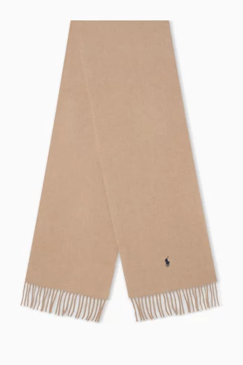 Fringe Scarf in Wool