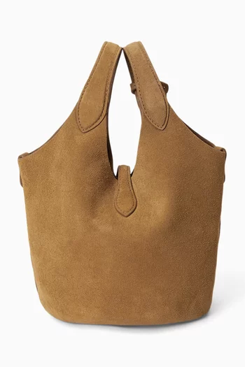Mini Polo Play Crossbody Bag in Suede
