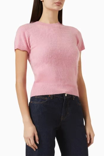 Darcy T-shirt in Brushed Cashmere