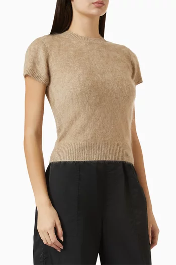 Darcy T-shirt in Brushed Cashmere