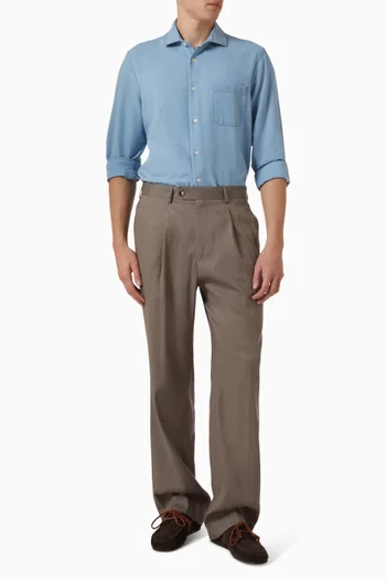 Emilio Shirt in Cotton-denim