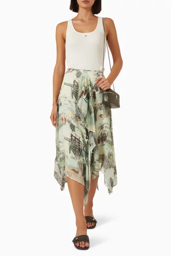 Handkerchief Skirt in Chiffon