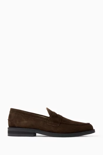 Wilde Penny Loafers in Suede