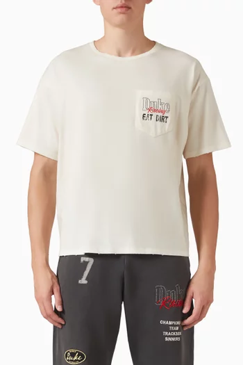 Eat Dirt Vintage Pocket T-shirt in Cotton