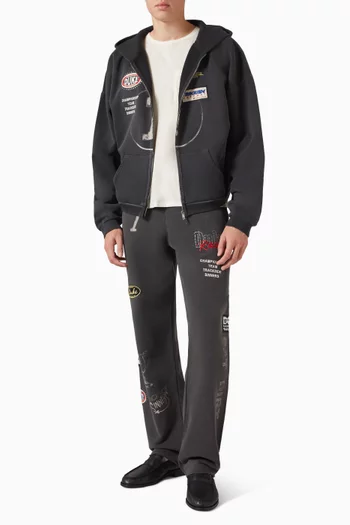 Eat Dirt Zip Hoodie in Cotton
