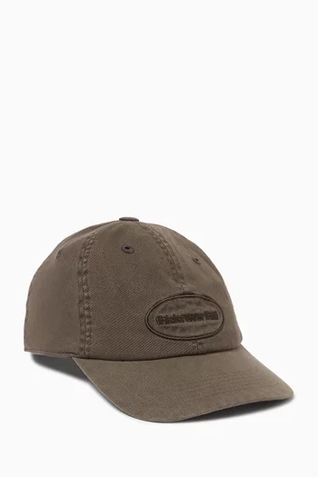 Overdyed E/T-Logo Cap in Cotton