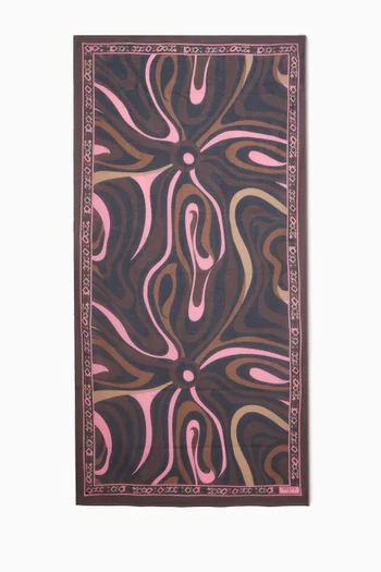 Marmo-print Pareo in Cotton