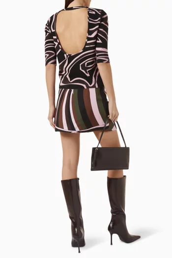 Printed Top in Wool