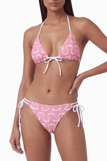 Tie-front Bikini Top