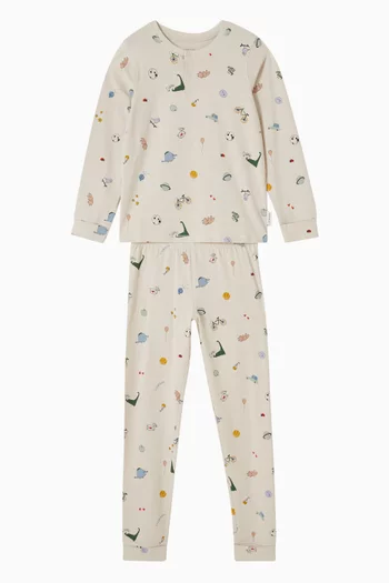Wilhelm Grow Printed Pyjamas Set