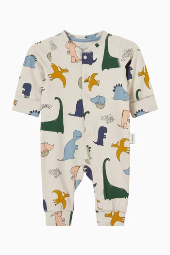 Birk Printed Romper in Cotton