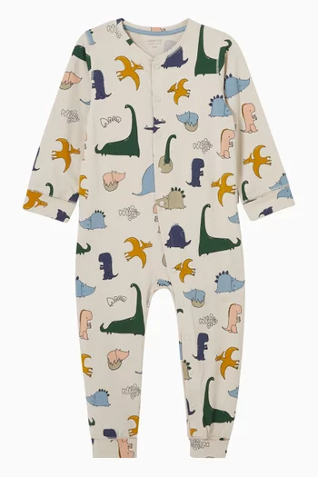 Birk Printed Romper in Cotton