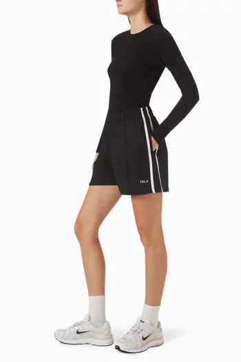 Contrast Stripe Shorts