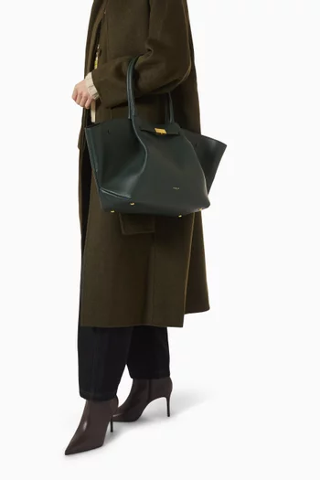 Large New York Tote Bag in Grain Leather
