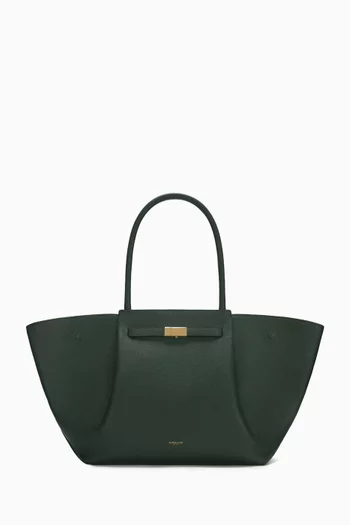 Large New York Tote Bag in Grain Leather