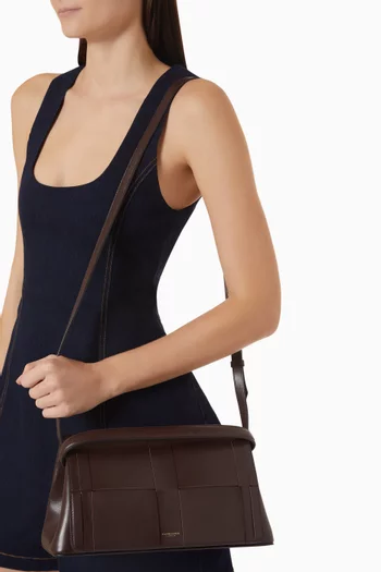 Medium Florence Shoulder Bag in Grain Leather